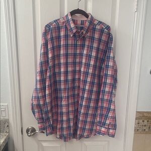 Southern Tide Multicolor Plaid Button Down Shirt